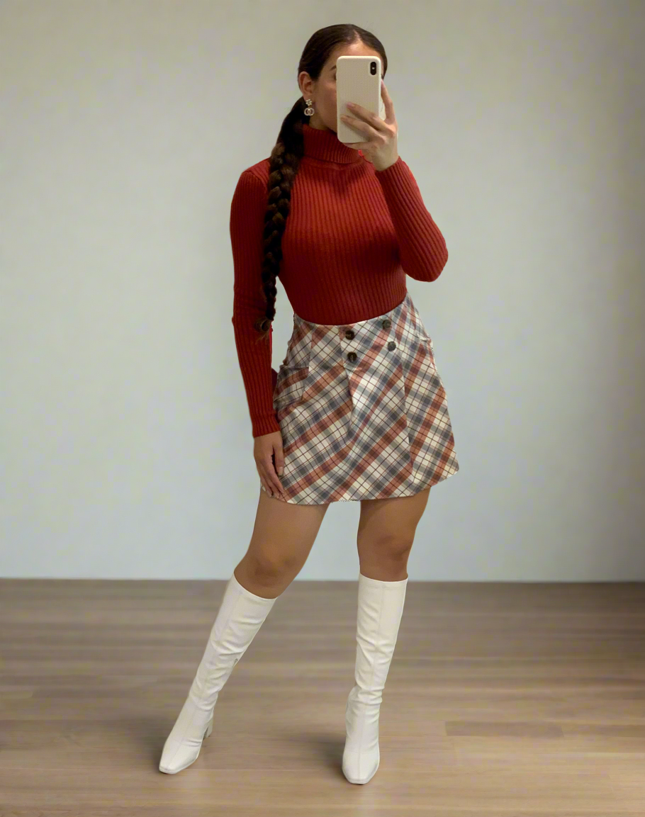 Triss Pleated Mini Skirt