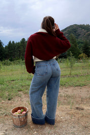 Gali High Rise Wide Leg Jeans