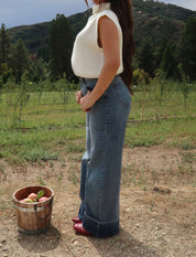 Gali High Rise Wide Leg Jeans