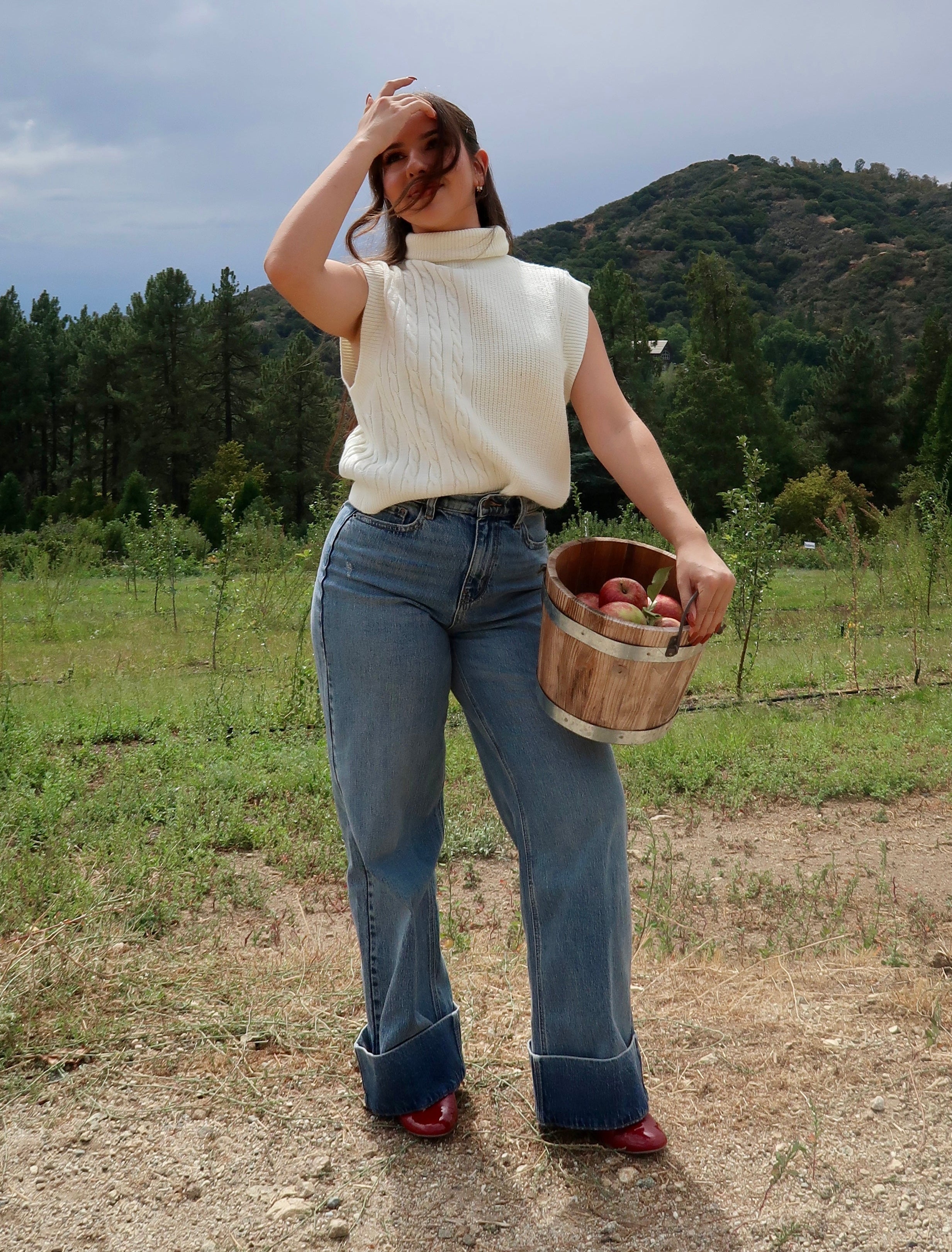 Gali High Rise Wide Leg Jeans