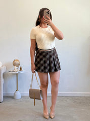 Lorenza Cable Knit Top