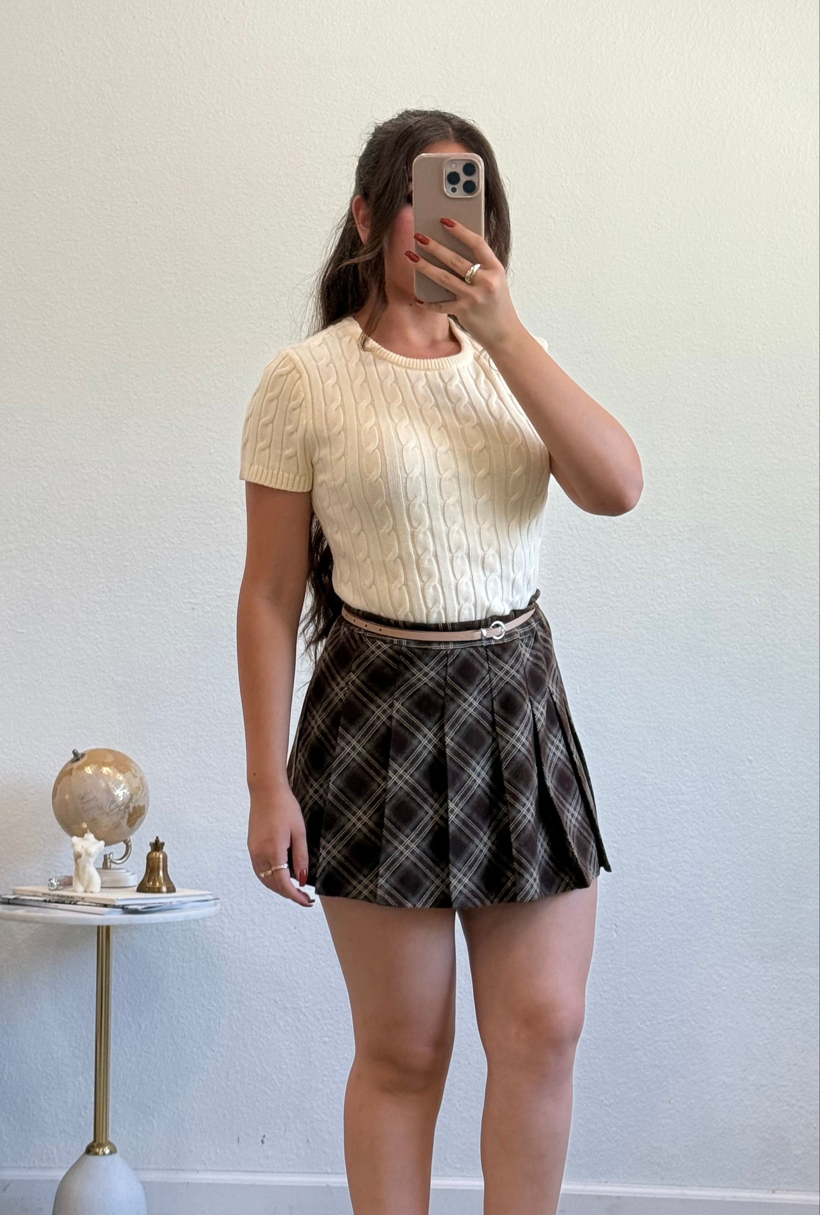 Lorenza Cable Knit Top