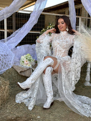 Novia Mia Lace Maxi Dress