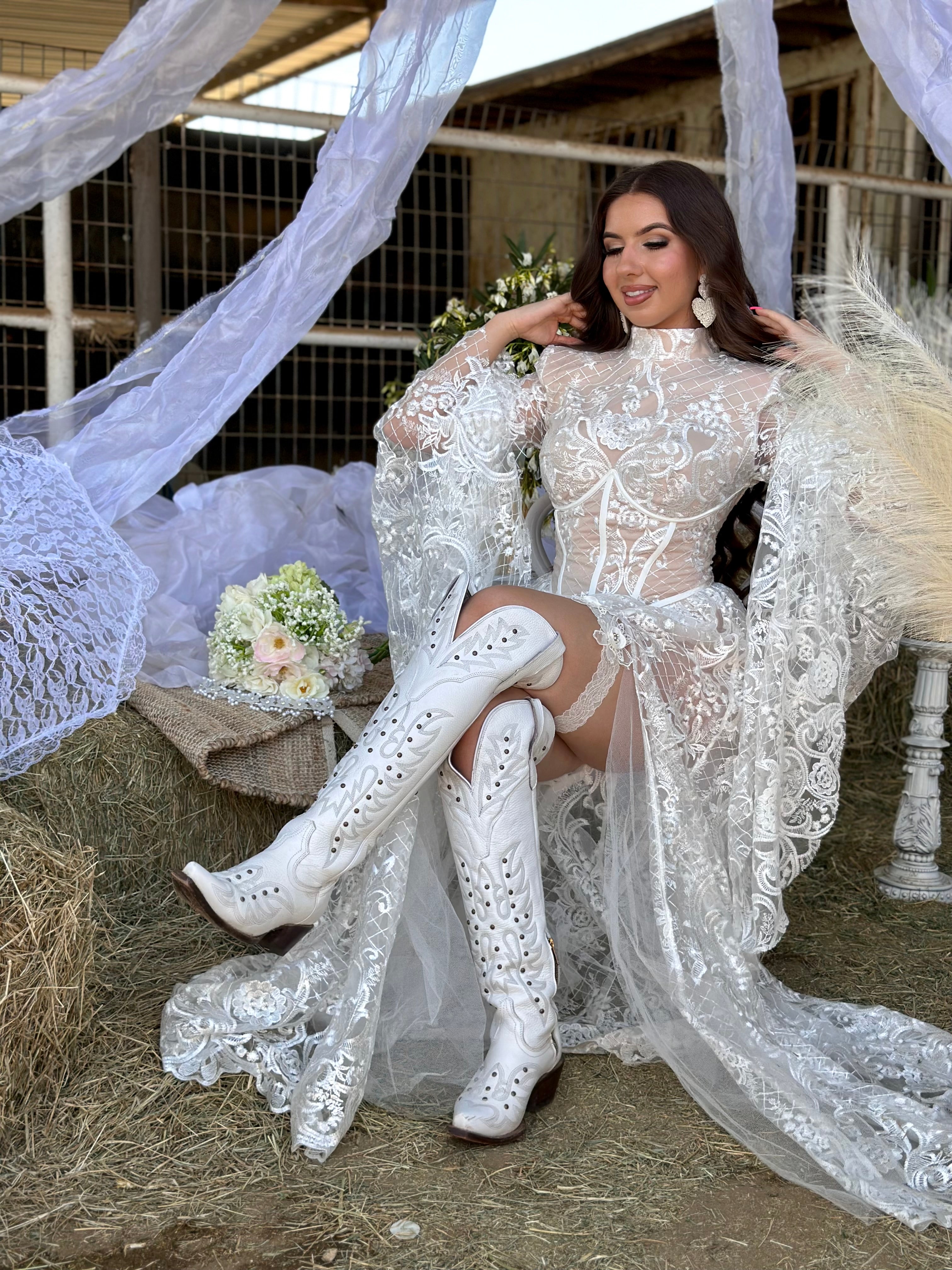 Novia Mia Lace Maxi Dress