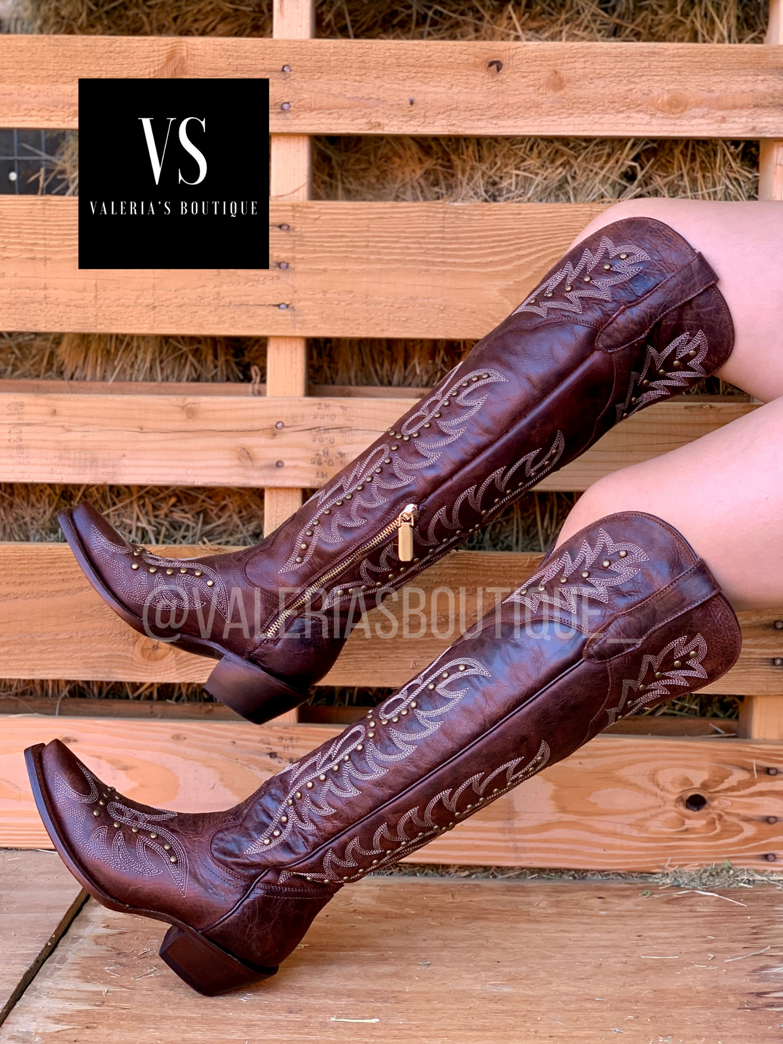 Ladies tall sales western boots