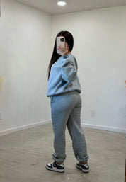 Kim Pullover Sweatshirt (Heather Grey)