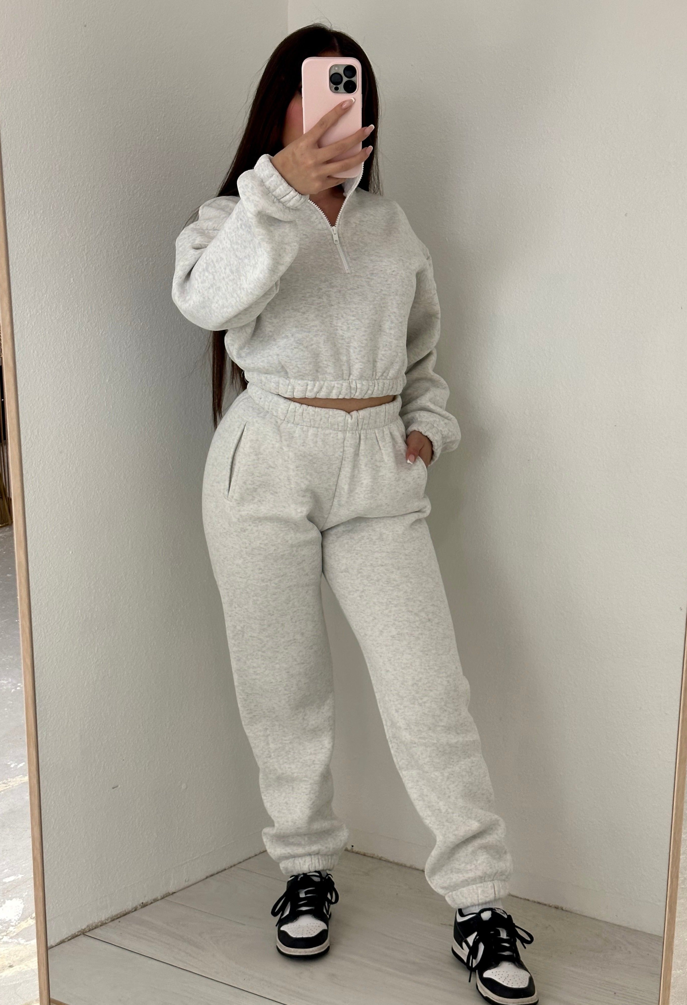 Kim Jogger Sweatpants (Light Grey)