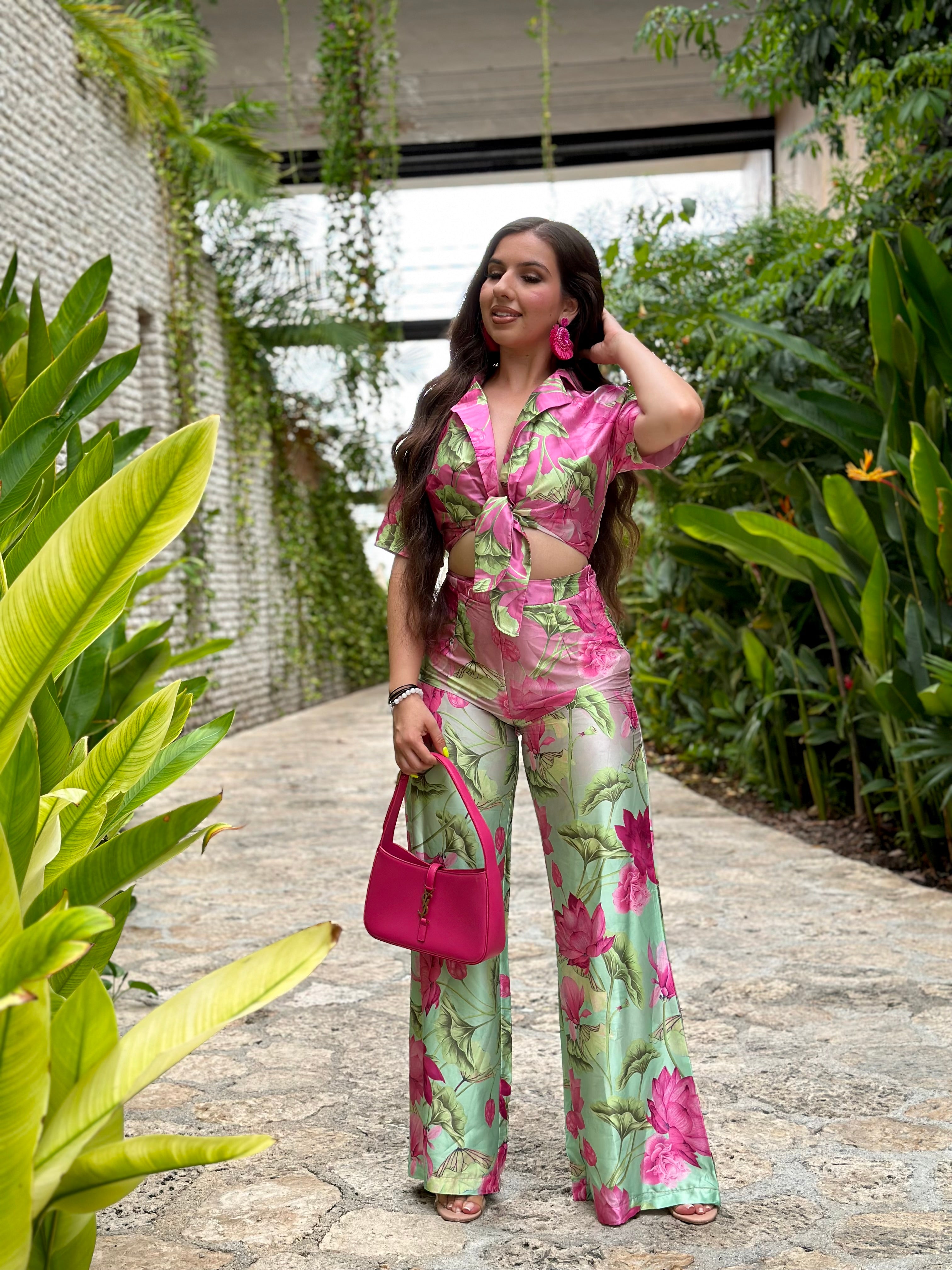 Leilani Tropical Pant Set