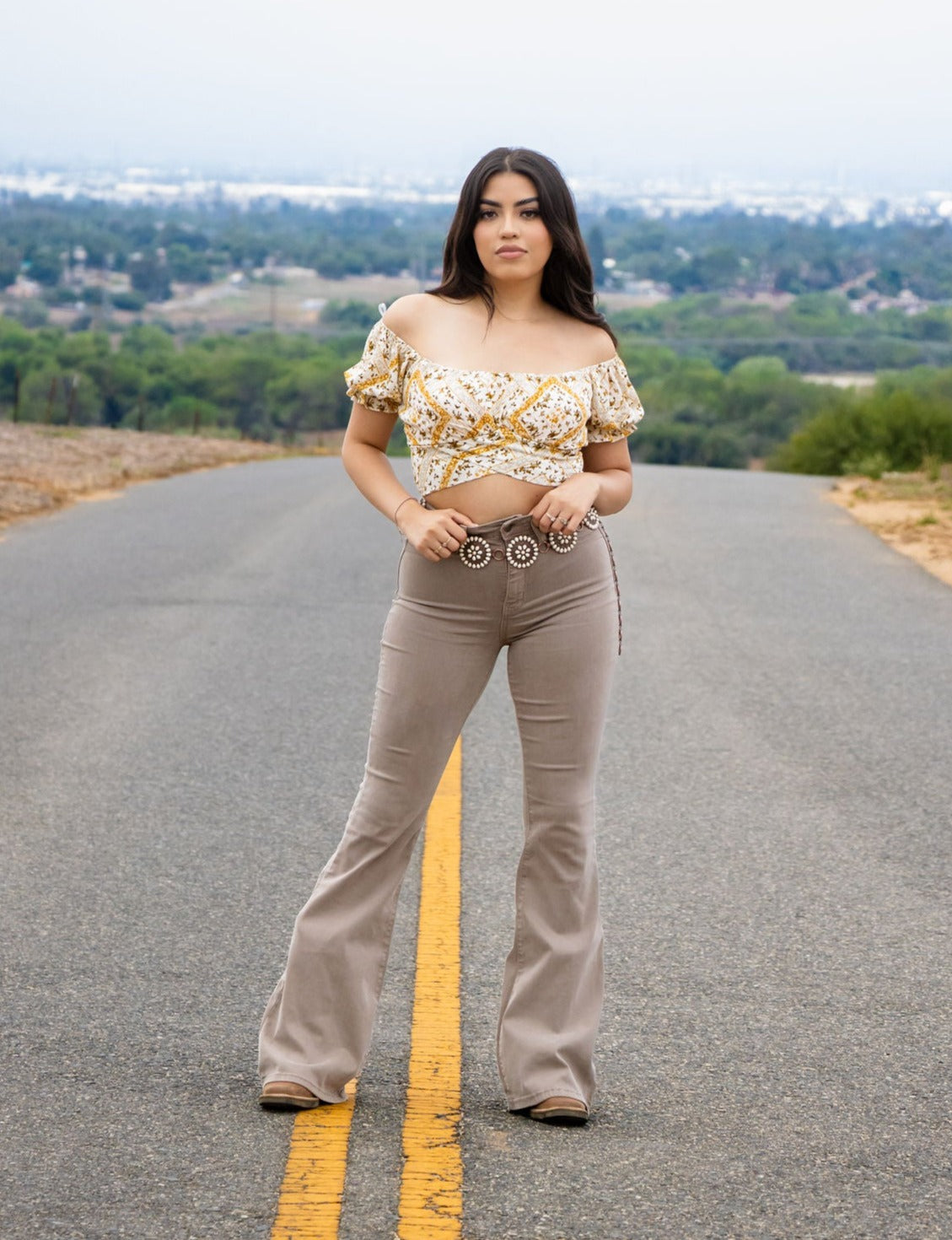 Ariana Crop Top (Yellow)