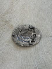 Turquoise Concho Belt Buckle