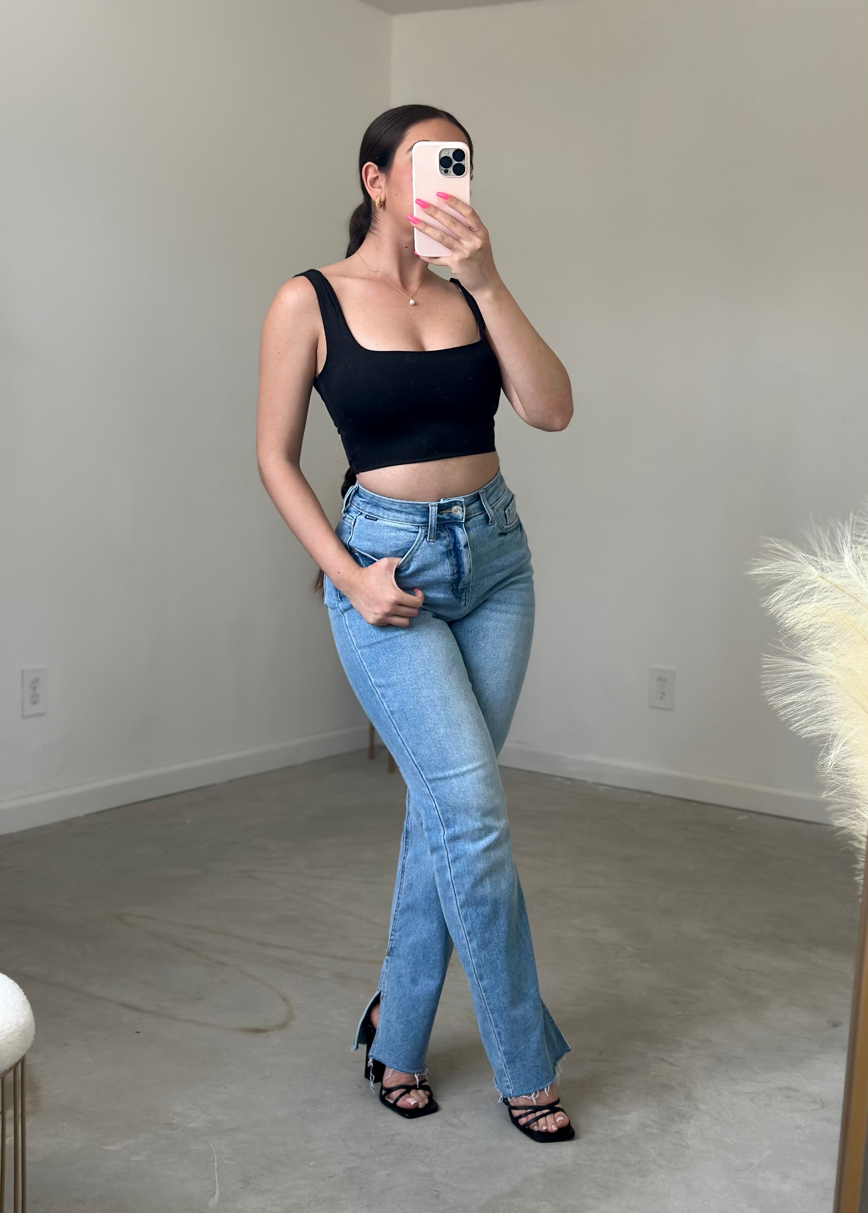 Ania Tank Top (Black)