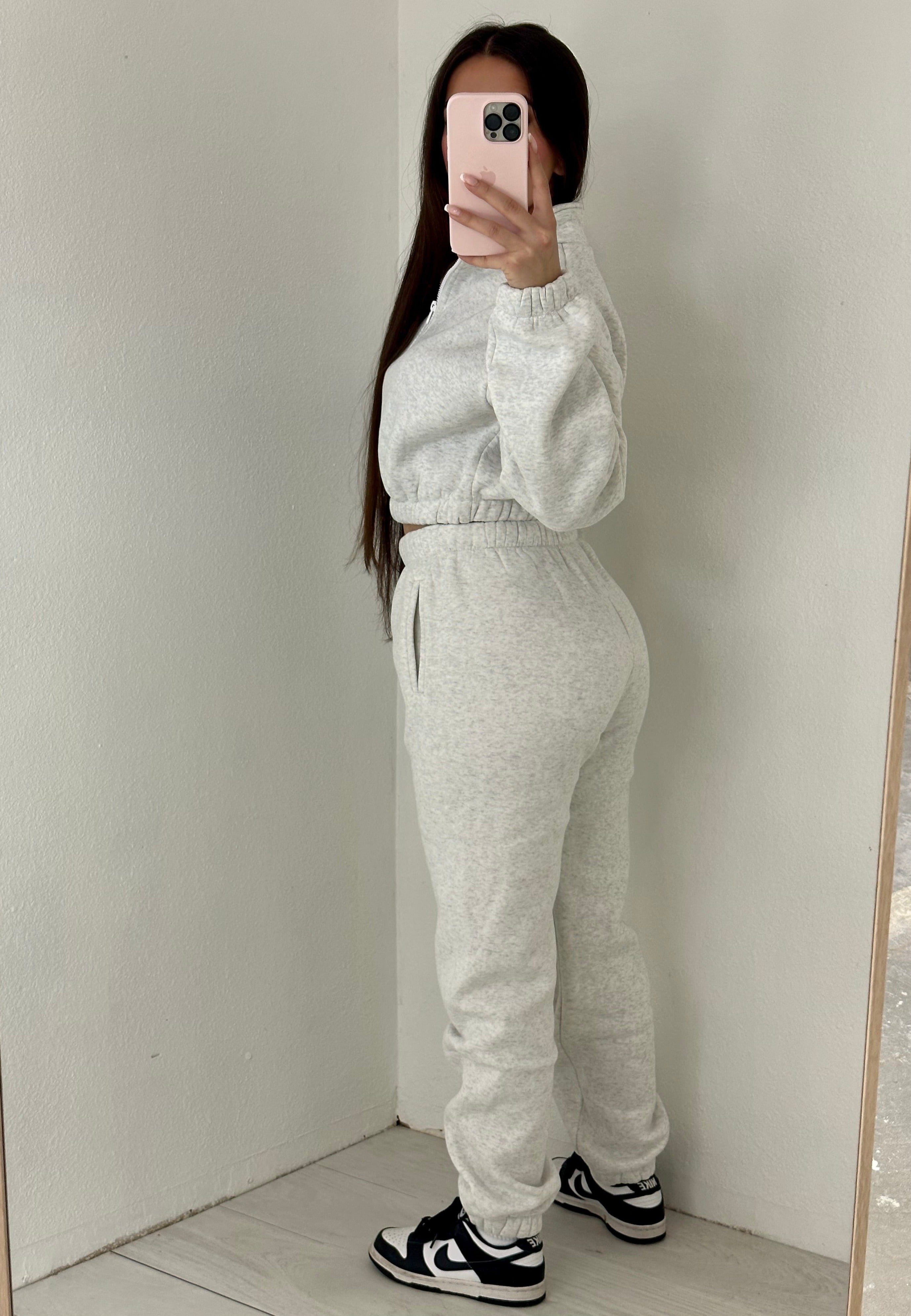 Kim Jogger Sweatpants (Light Grey)