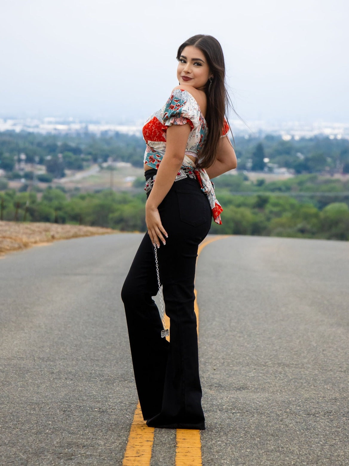 Ariana Crop Top (Red)