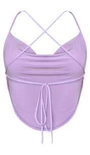 Angie Crop Top (Lavender)