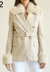 Emily Short Coat (Nude)