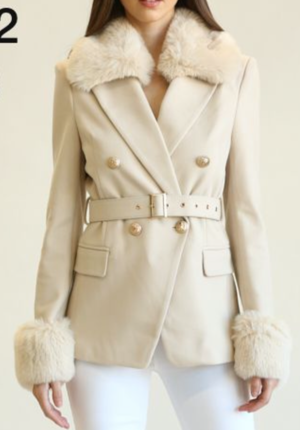 Emily Short Coat (Nude)