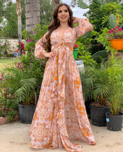 Paisley Print Maxi Dress