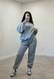 Kim Pullover Sweatshirt (Heather Grey)