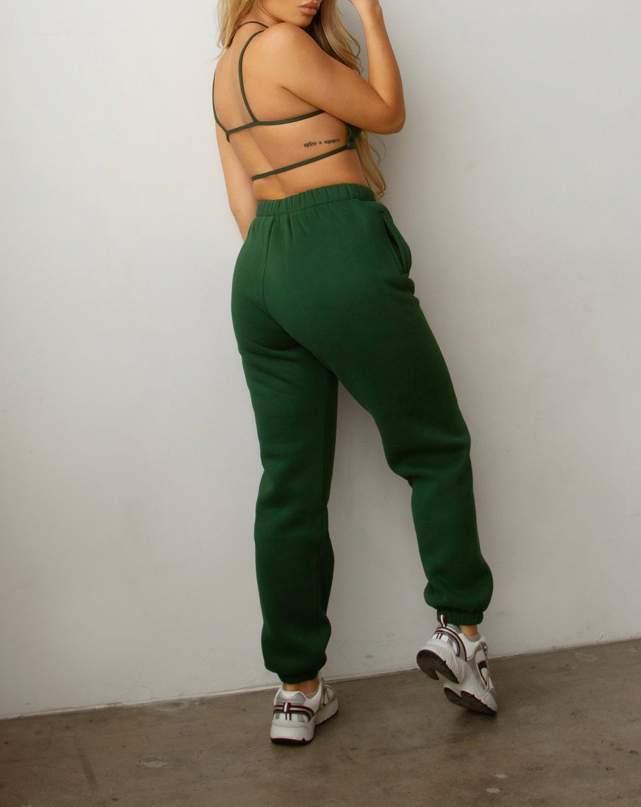 Kim Pant Set (Hunter Green)