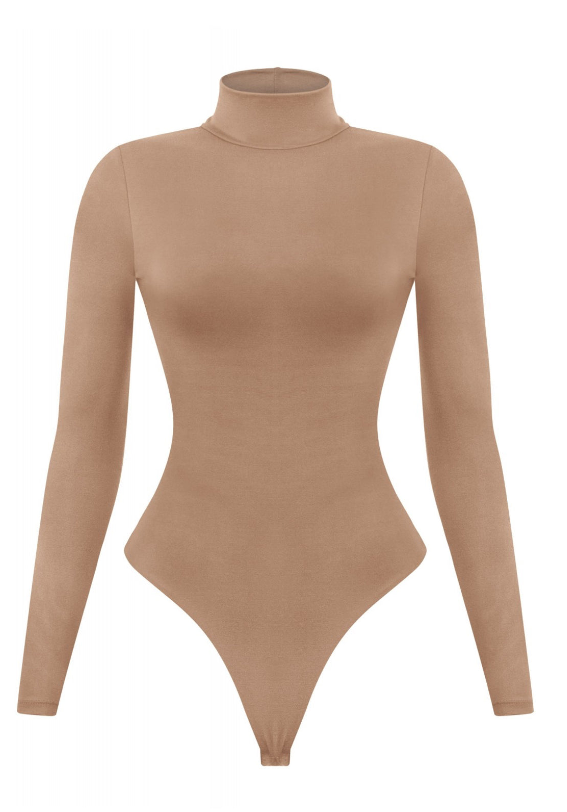 Valerie Turtleneck Bodysuit (Nude)