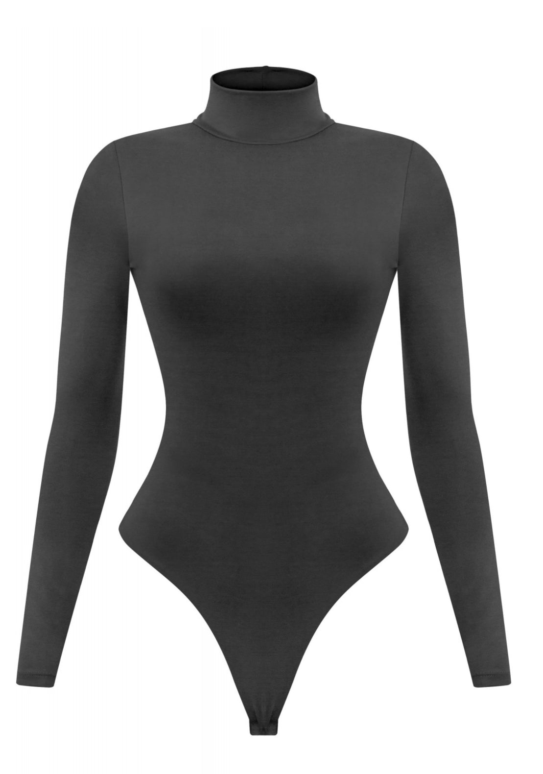 Valerie Turtleneck Bodysuit (Black)