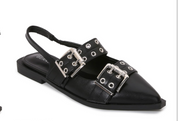 Beatrice Buckle Flats