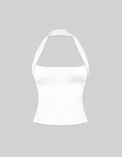 Valerie Halter Top (White)