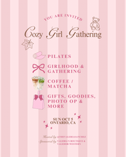 Cozy Girl Gathering 🧸🎀☕️