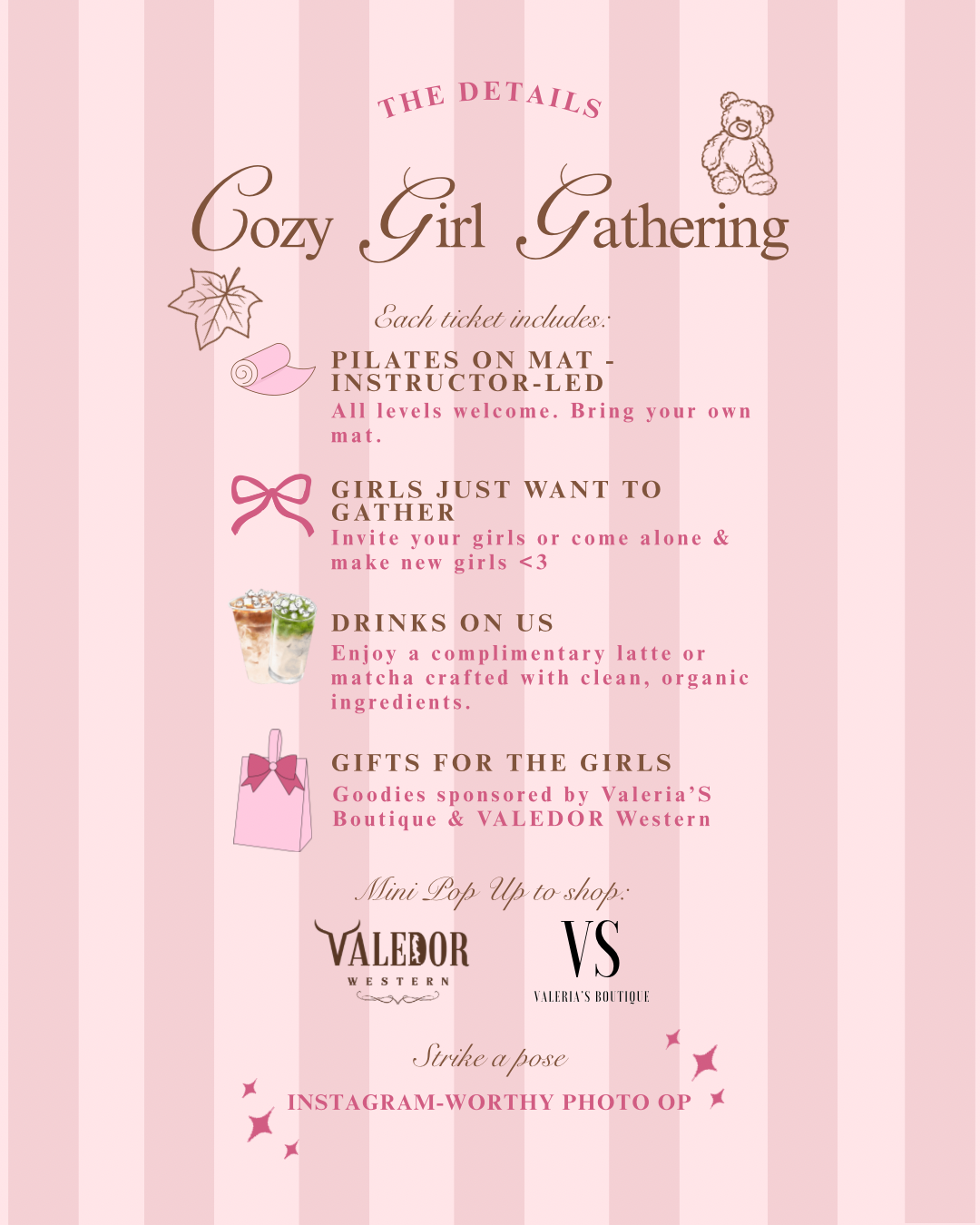 Cozy Girl Gathering 🧸🎀☕️