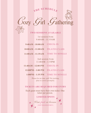 Cozy Girl Gathering 🧸🎀☕️