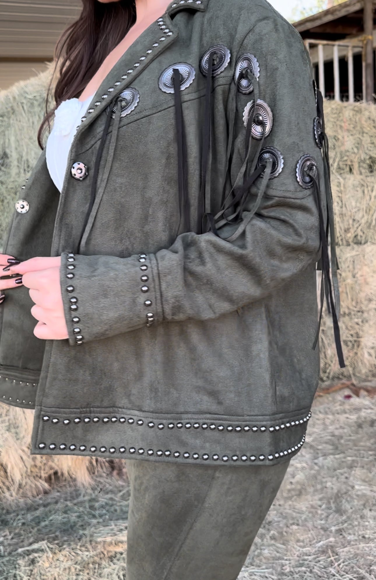 Abbilene Suede Western Jacket