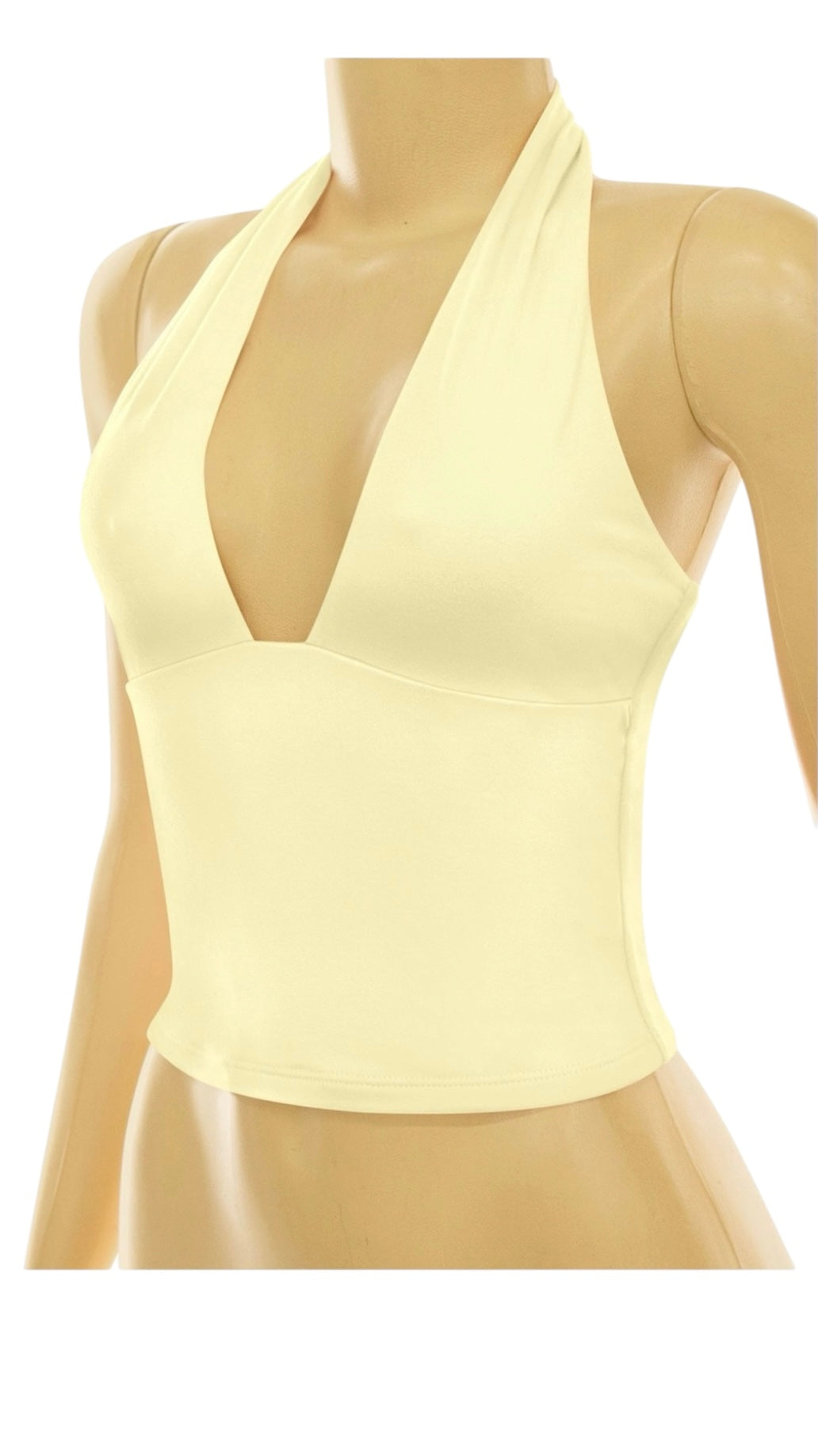 Valerie Plunge Halter Top