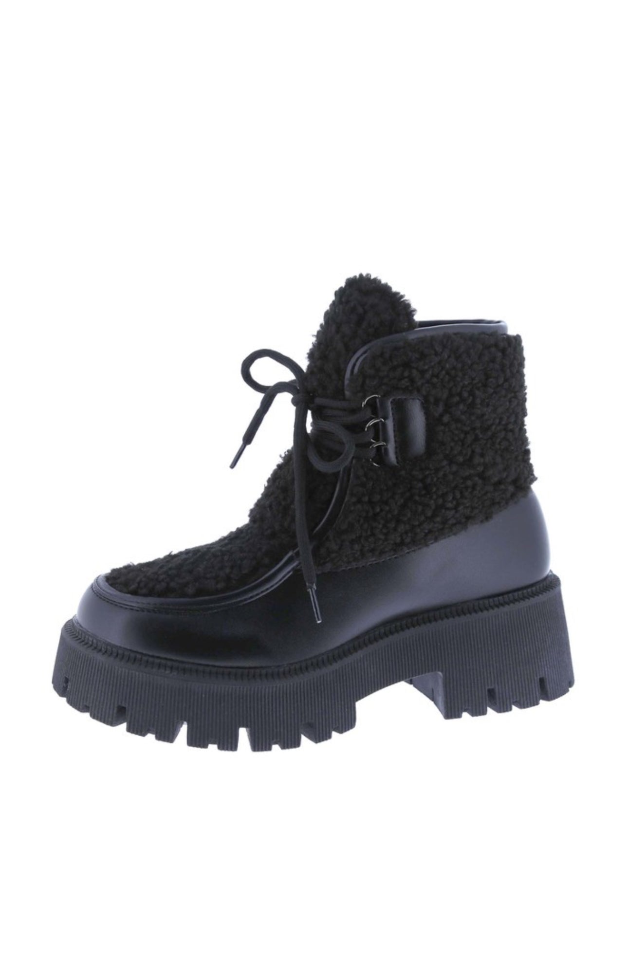Baby It’s Cold Outside Sherpa Booties (Black)