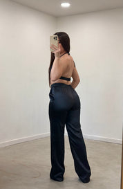 Valencia Satin 3 Piece Set (Black)