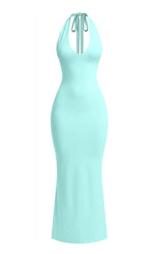 Naylea Halter Neck Maxi Dress