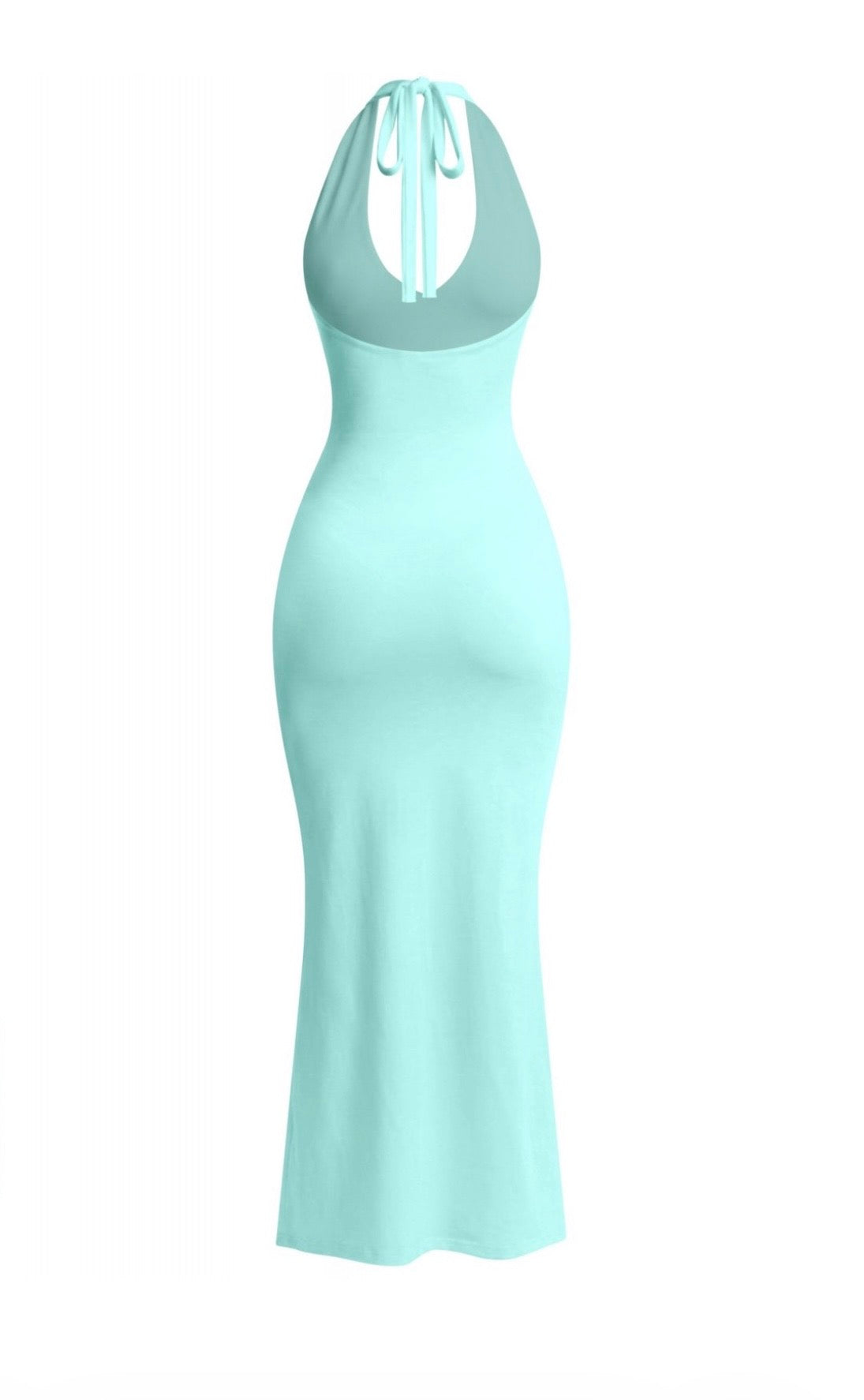 Naylea Halter Neck Maxi Dress