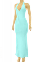 Naylea Halter Neck Maxi Dress