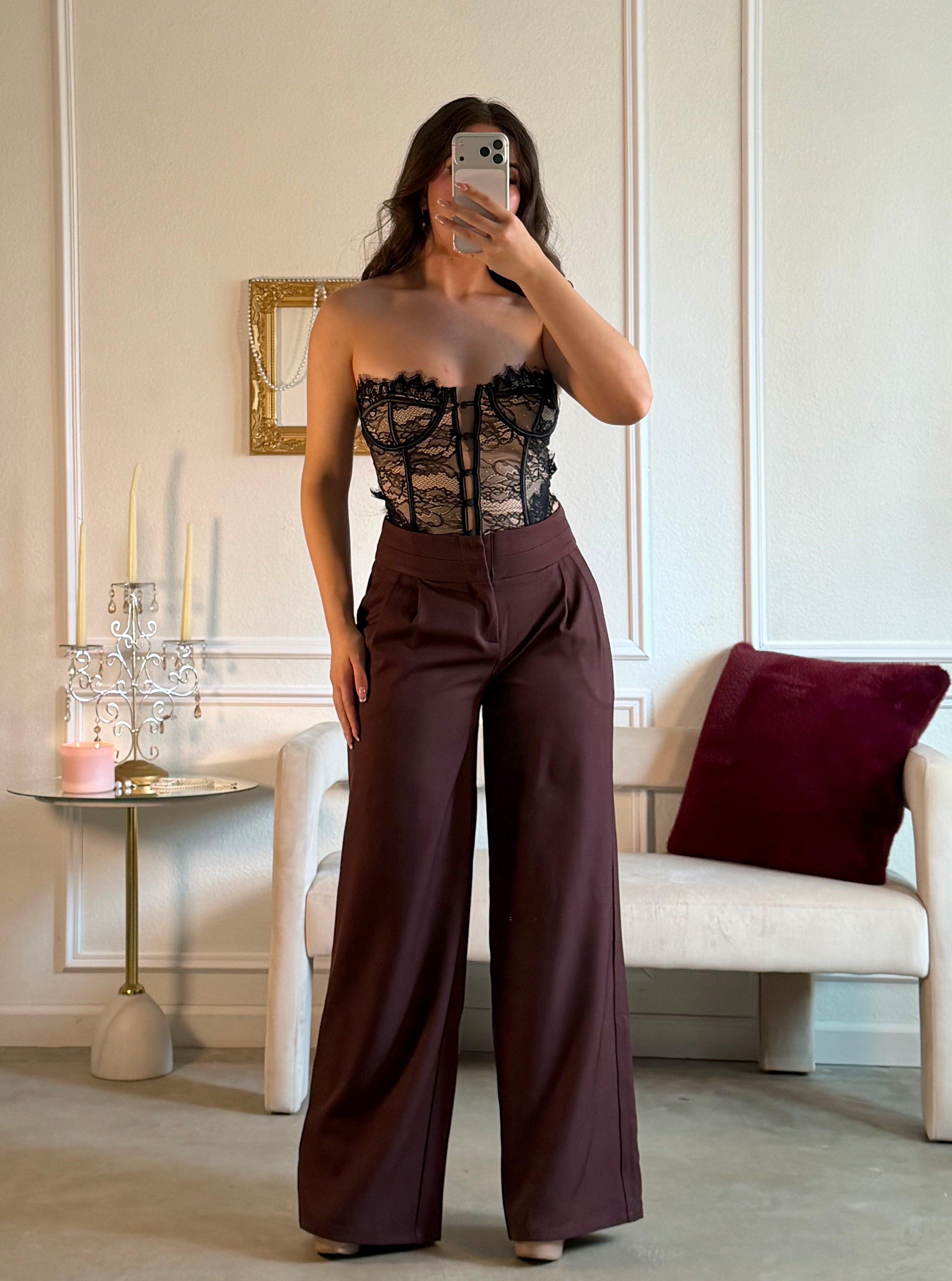 Mara Lace Corset Top