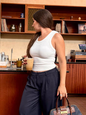 The Daily Cotton Tank Top (White)