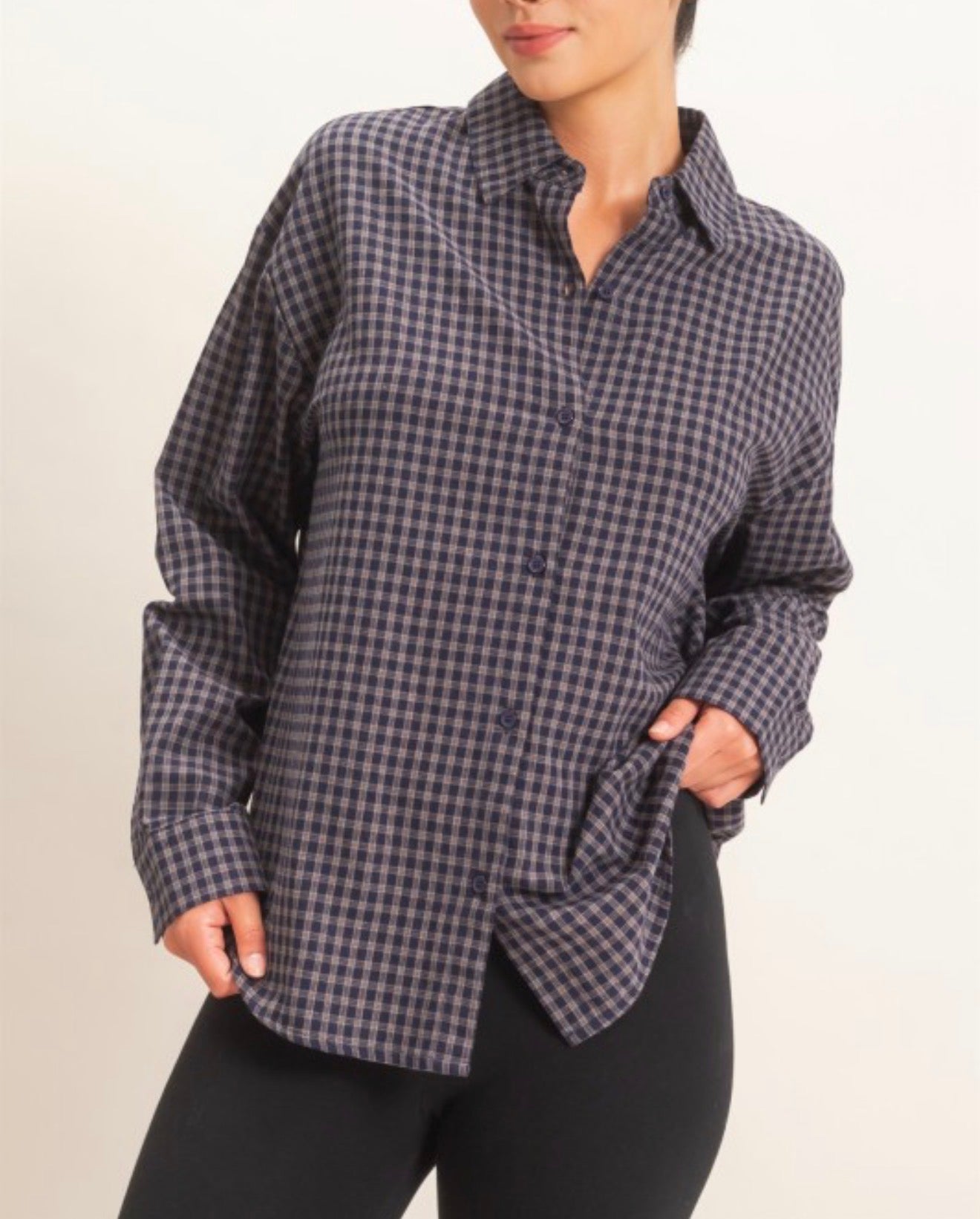 Ethan Plaid Button-Up Shirt