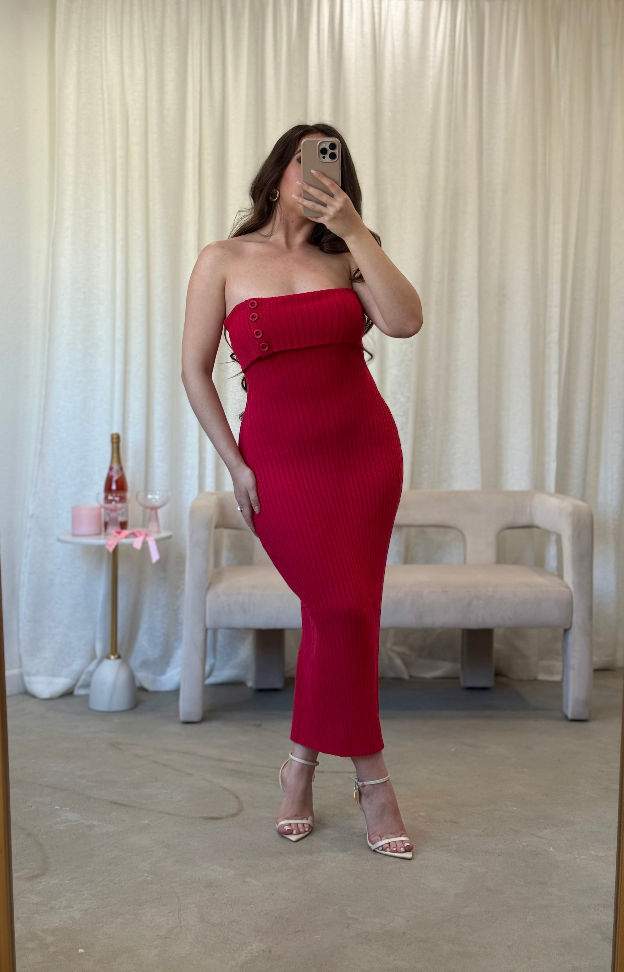 Valentina Tube Midi Dress