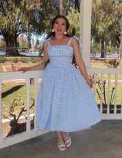Alice Gingham Midi Dress