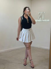 Marco Collar Top (Black)