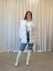 Onika Fur Vest (White)