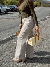 Lorelai Gingham Wide Leg Pants