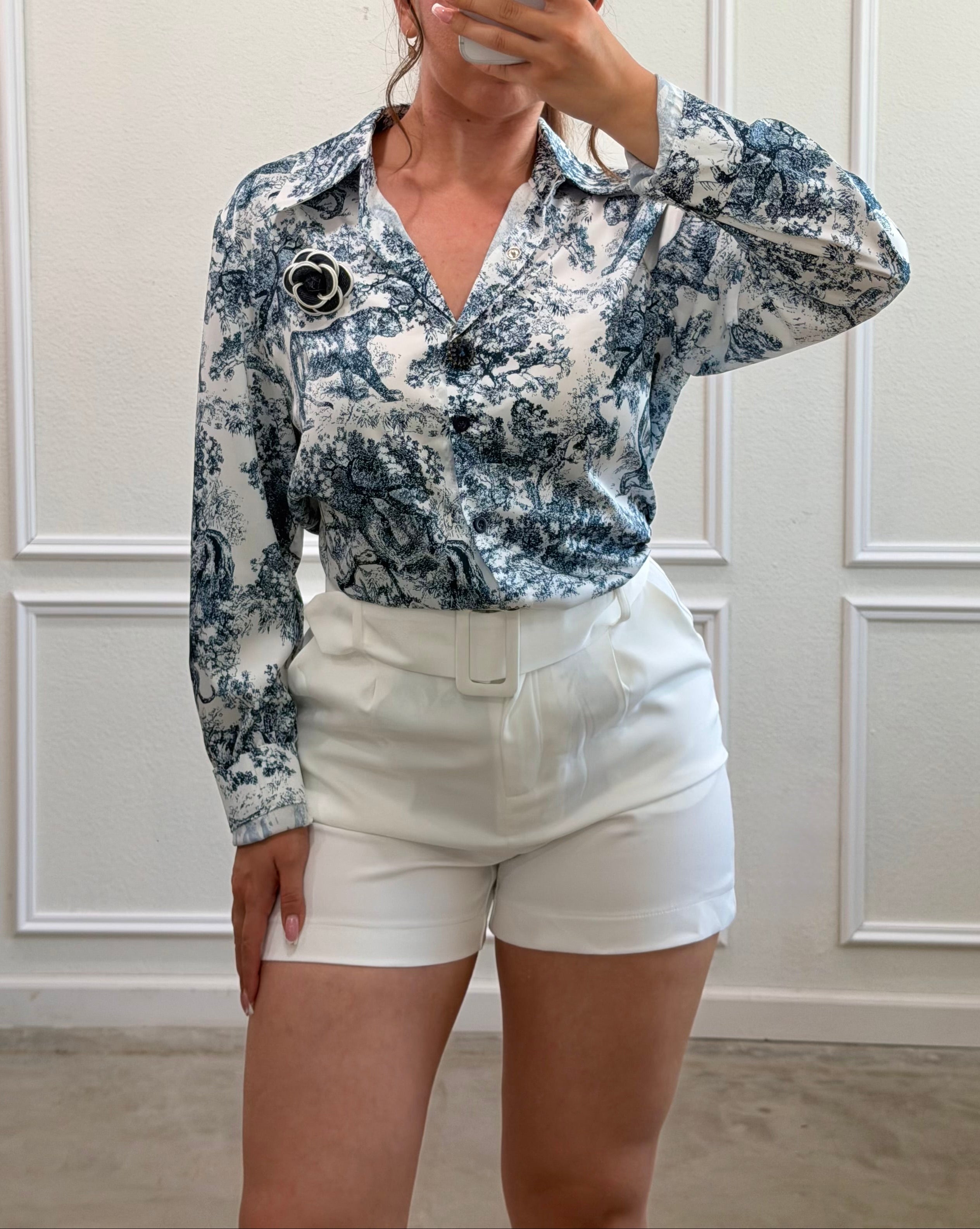 White Dress Shorts