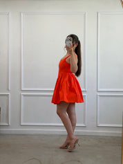 Kamila Mini Dress (Orange)