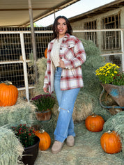 Apple Pie Plaid Shacket