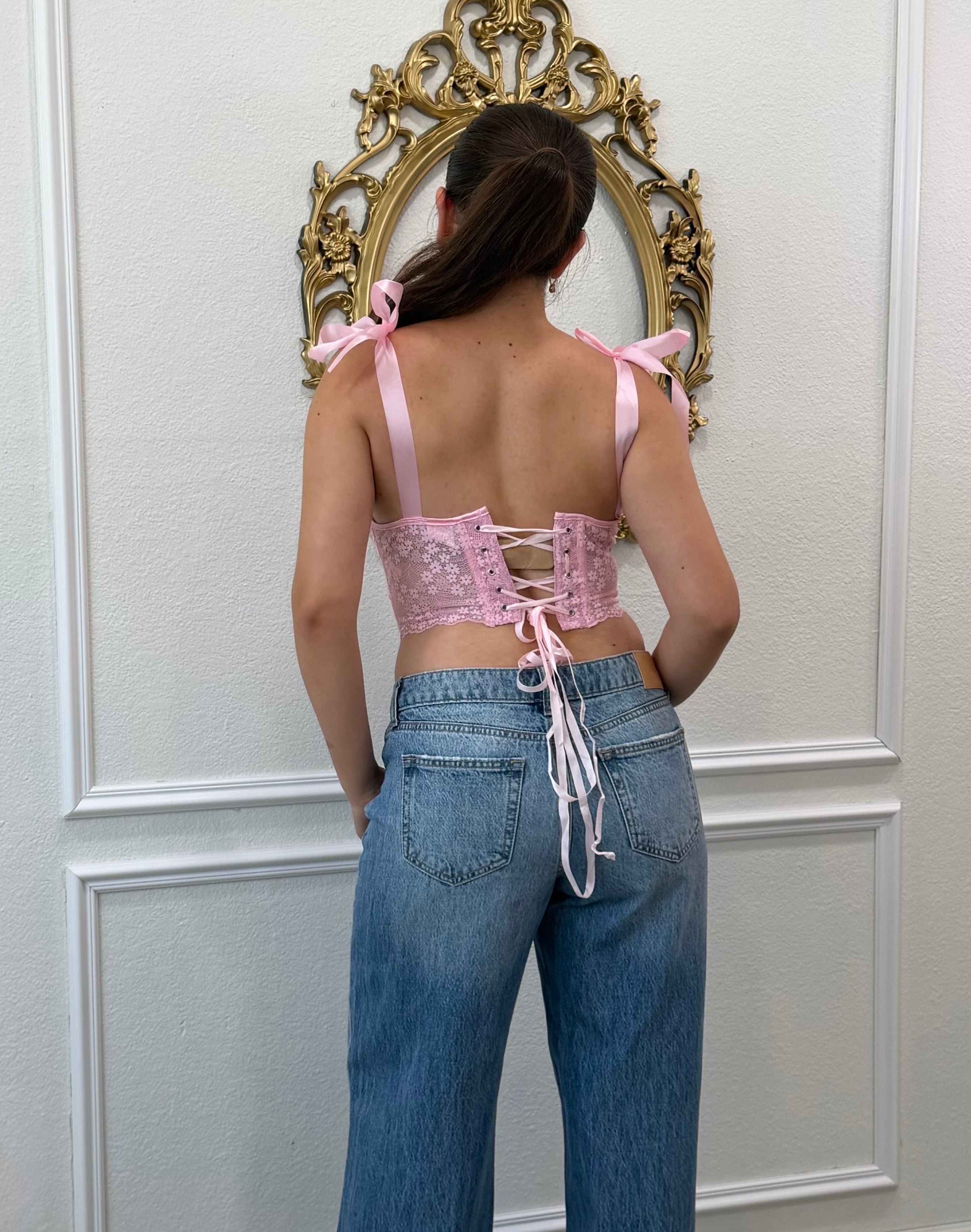 La Vie Lace Corset Top