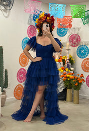 Fairytale Princess Tulle Dress (Royal Blue)